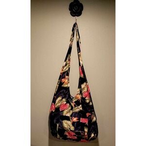 *ANIMAL RESCUE FUNDRAISER*Local Design USA Hawaiian Hobo Bag Tropical Floral